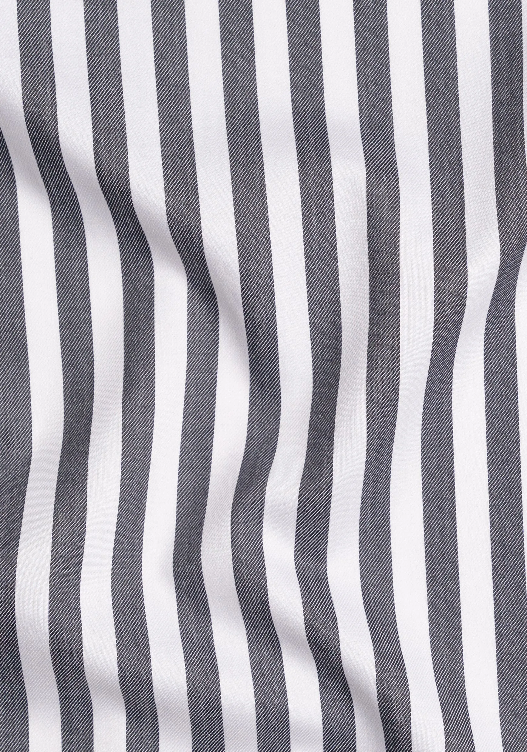 Charcoal Twill Bold Stripes Pima Cotton - Wrinkle Resistant sold by Brisk Shirts product image thumbnail 3