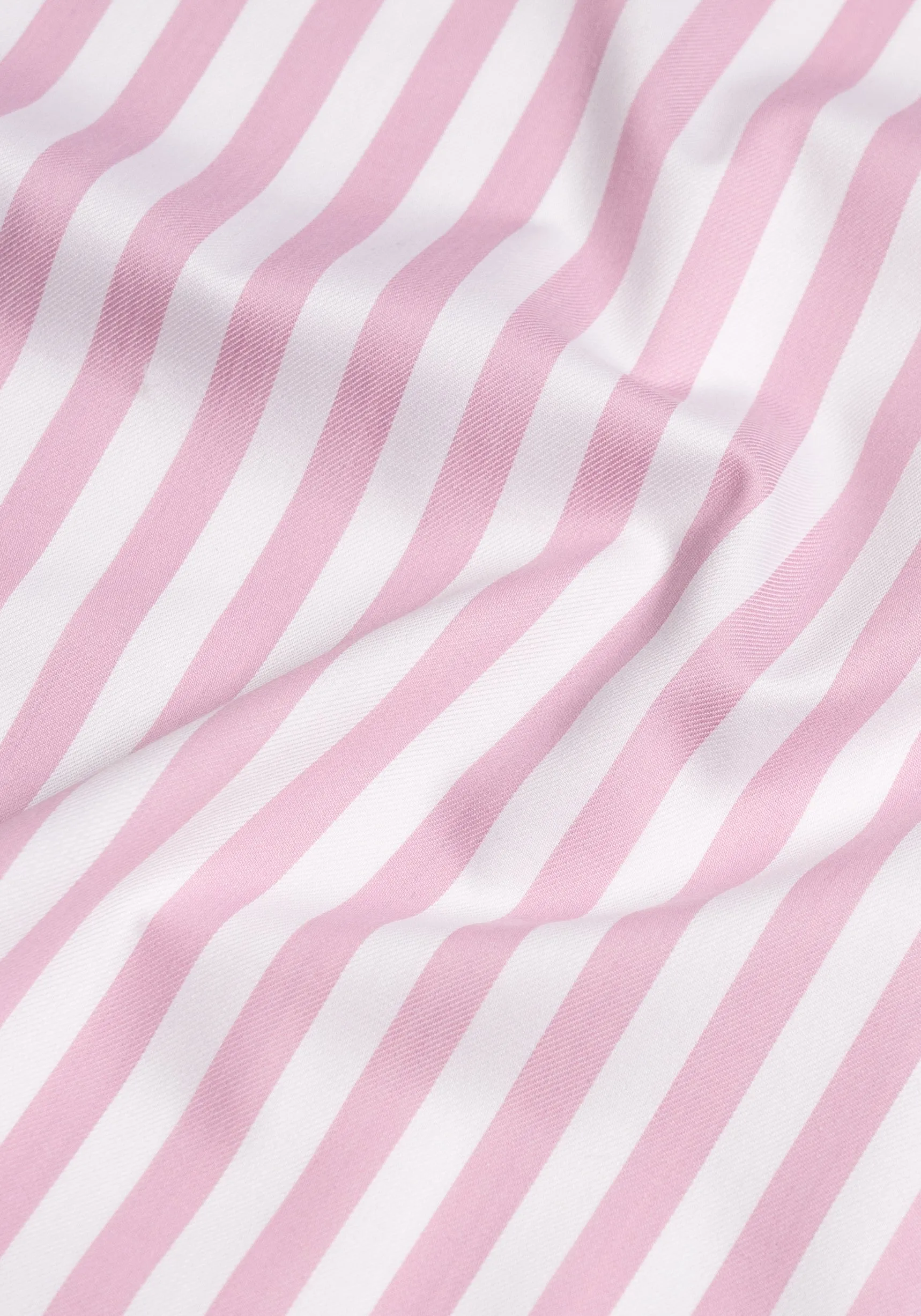Pink Bold Twill Stripes Pima Cotton - Wrinkle Resistant sold by Brisk Shirts product image thumbnail 2