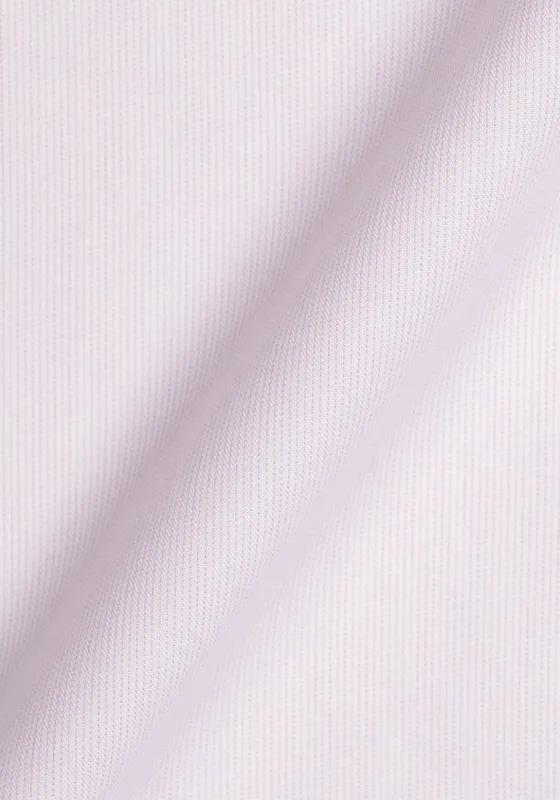 Soft Pink Pinstripes Pima Cotton - Wrinkle Resistant sold by Brisk Shirts