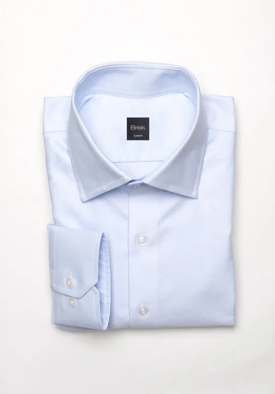 Ice Blue Pinpoint Shirt sold by Brisk Shirts