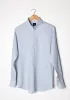 Light Blue Cotton-Linen Shirt sold by Brisk Shirts
