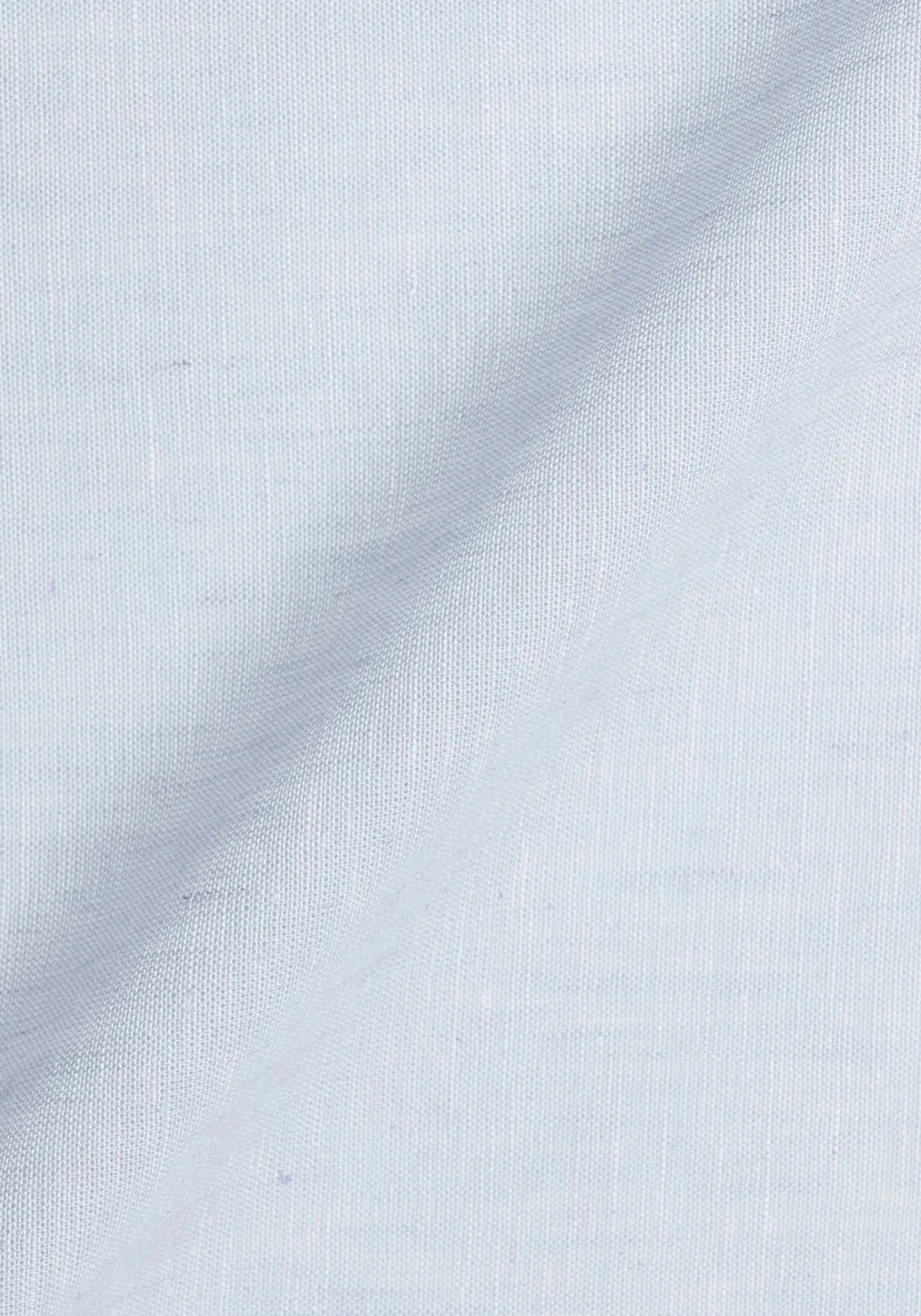 Light Blue Cotton-Linen Shirt - Cutaway Classic Collar sold by Brisk Shirts product image thumbnail 5
