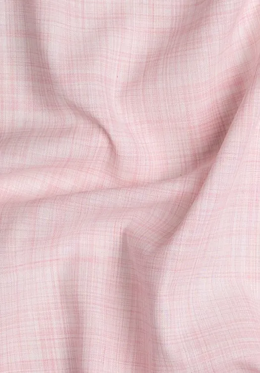 Soft Slubby Pink Cotton Linen sold by Brisk Shirts product image thumbnail 2