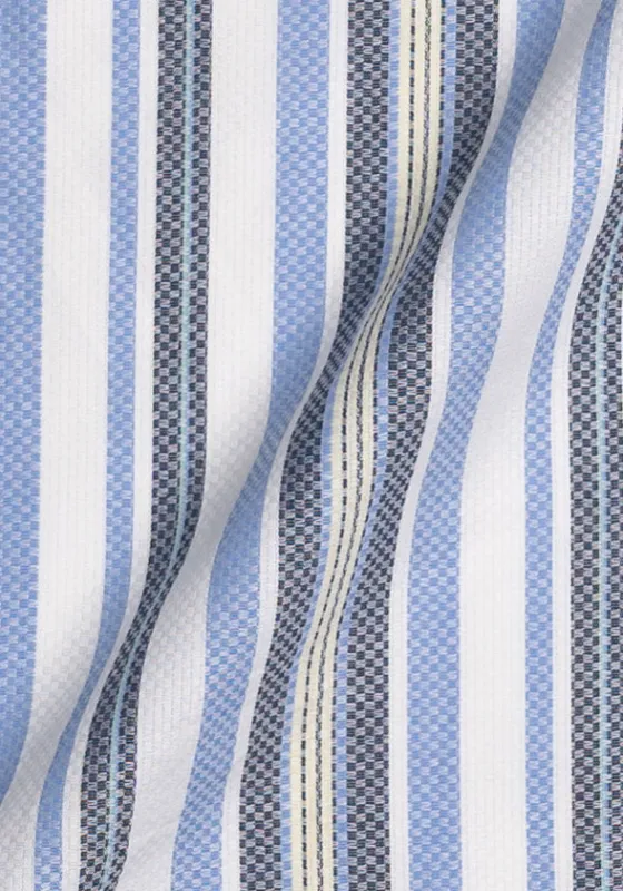 Soft Multi Color Dobby Stripes sold by Brisk Shirts