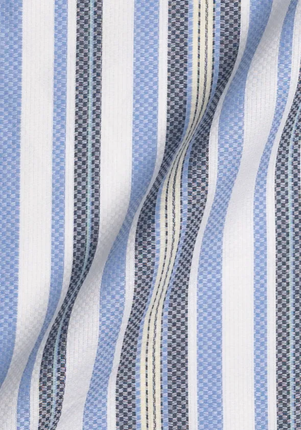 Soft Multi Color Dobby Stripes Shirt sold by Brisk Shirts product image thumbnail 4