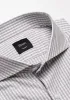 Fine Grey Gingham Stretch Shirt - Wrinkle Resistant sold by Brisk Shirts