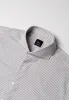 Fine Grey Gingham Stretch Shirt - Wrinkle Resistant sold by Brisk Shirts