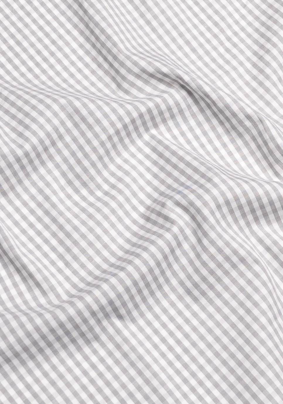 Fine Grey Gingham Stretch - Wrinkle Resistant sold by Brisk Shirts product image thumbnail 3