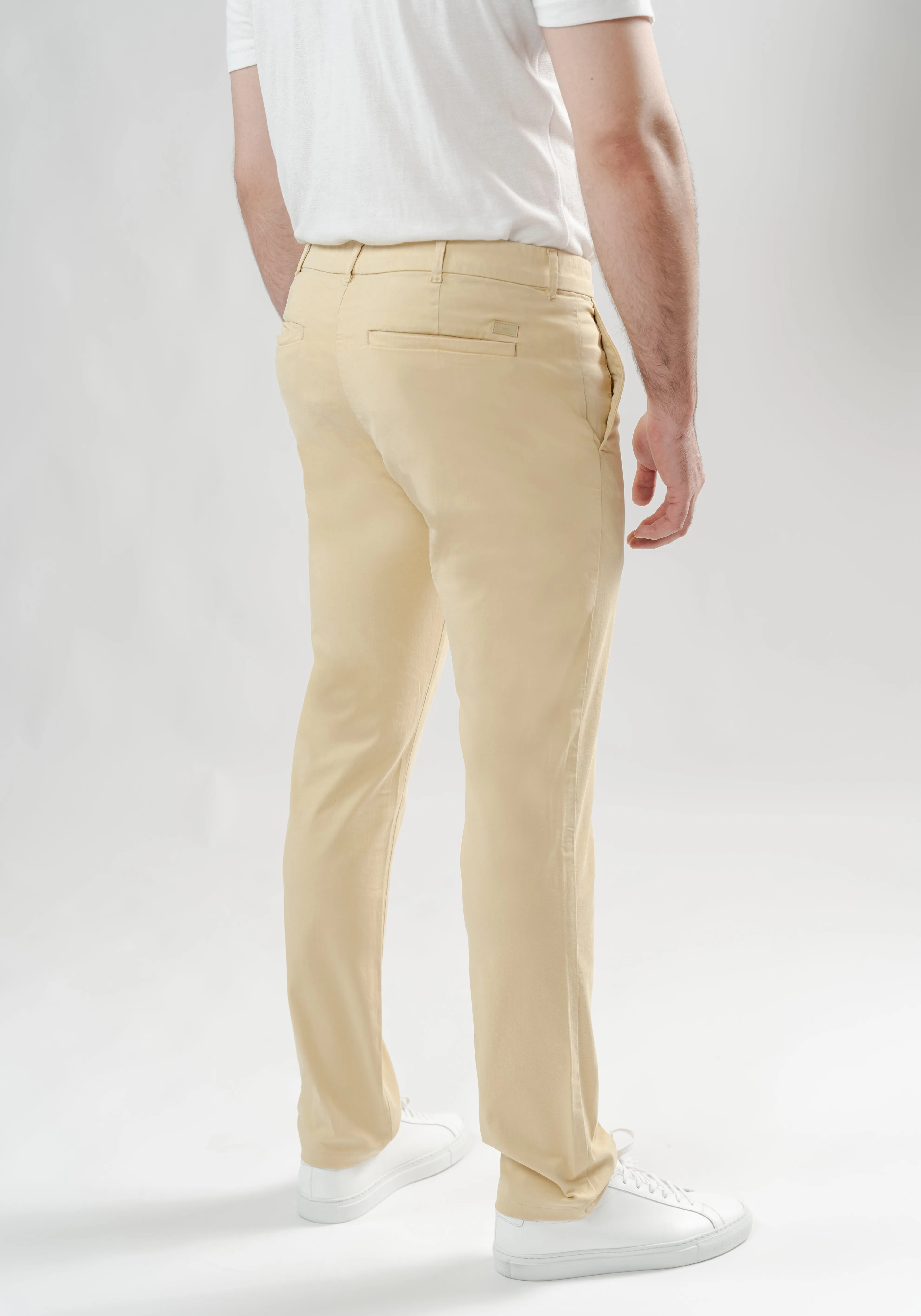 Khaki Ultraflex Slim Chino sold by Brisk Shirts product image thumbnail 2