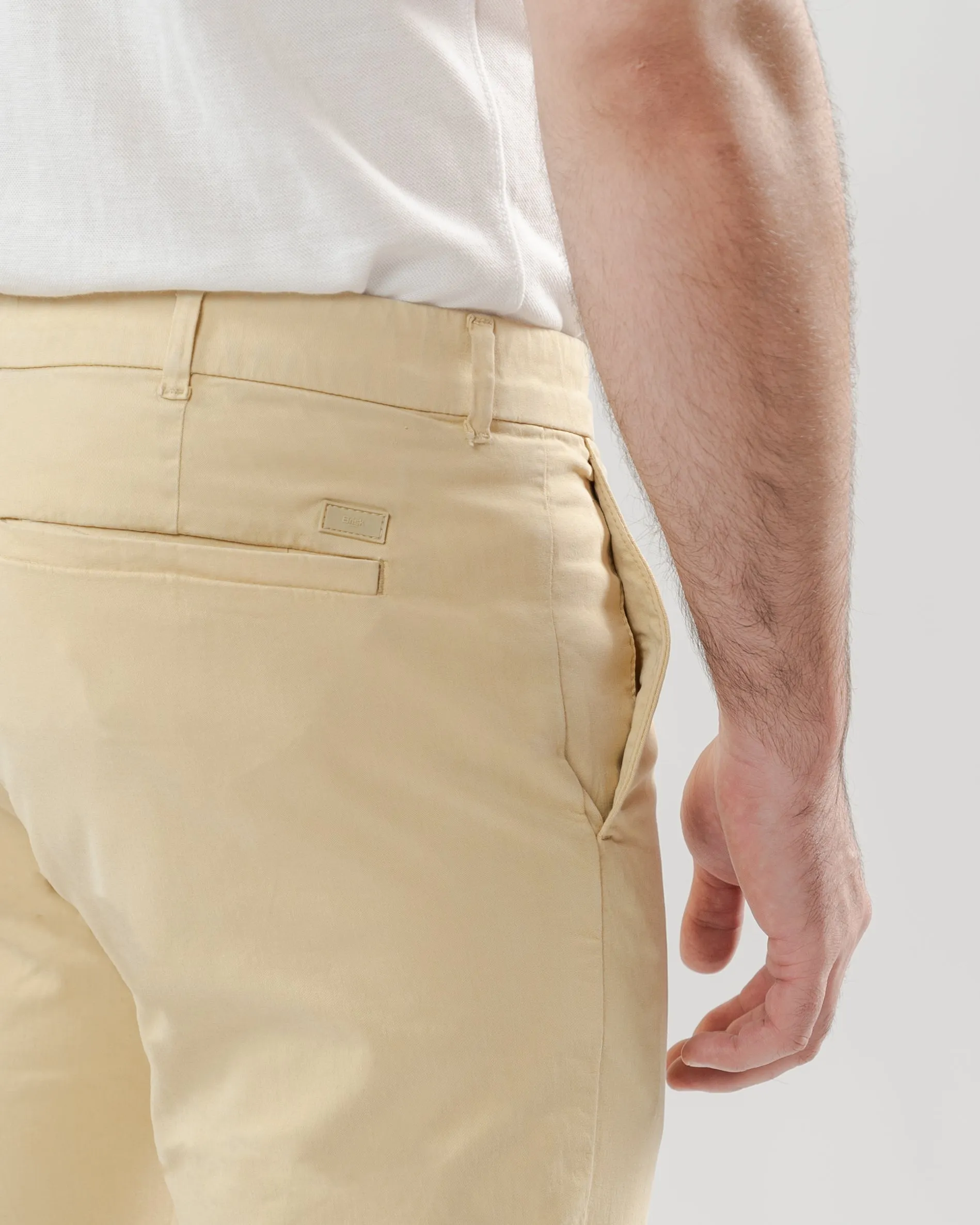 Khaki Ultraflex Slim Chino sold by Brisk Shirts product image thumbnail 4