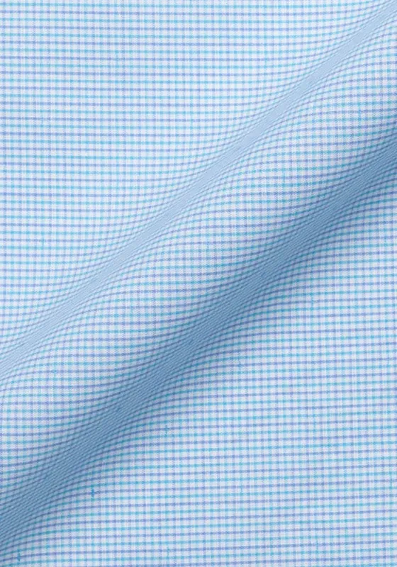 Blue Purple Dobby Grid sold by Brisk Shirts