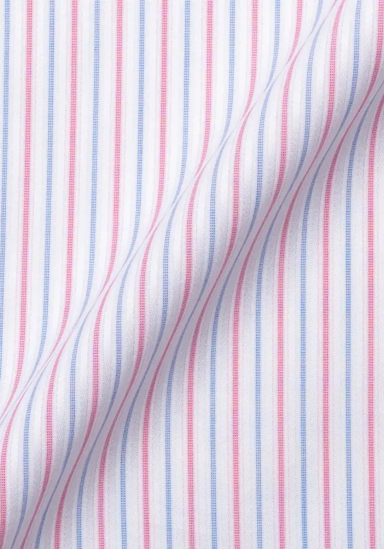 Blue Pink Glossy Stripes sold by Brisk Shirts
