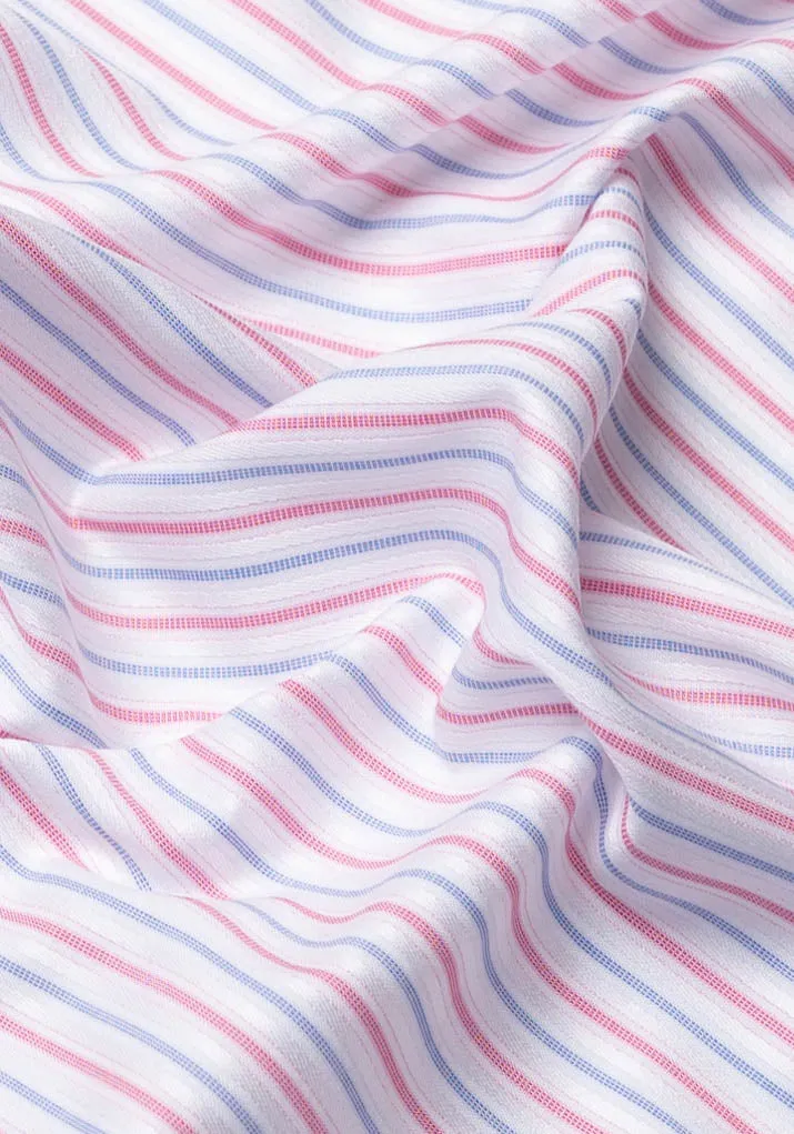 Blue Pink Glossy Stripes sold by Brisk Shirts product image thumbnail 3