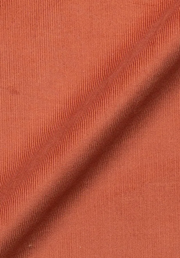 Rust Soft Corduroy Shirt - Button Down Collar sold by Brisk Shirts product image thumbnail 4