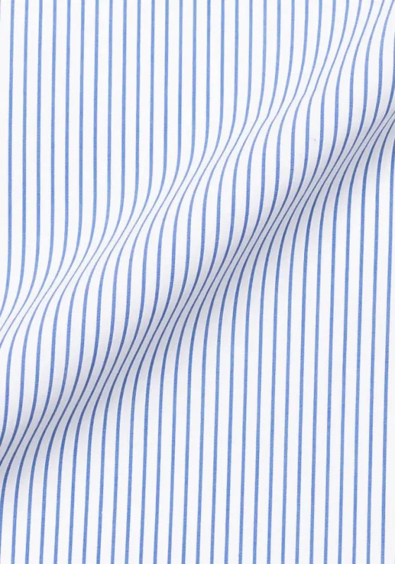 Jet Blue Performance Stretch Stripes sold by Brisk Shirts
