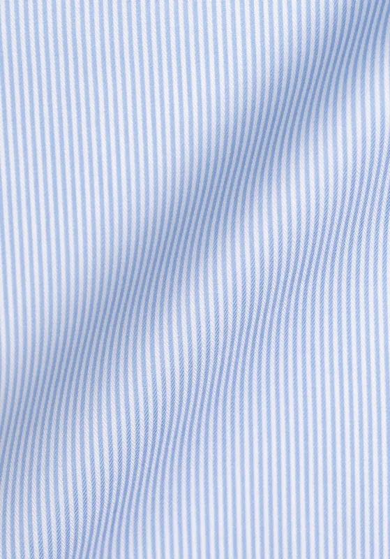 Blue Dobby Pencil Stripes sold by Brisk Shirts
