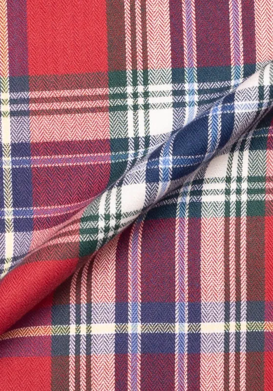 Multi Color Heavy Weight Herringbone Tartan Flannel sold by Brisk Shirts