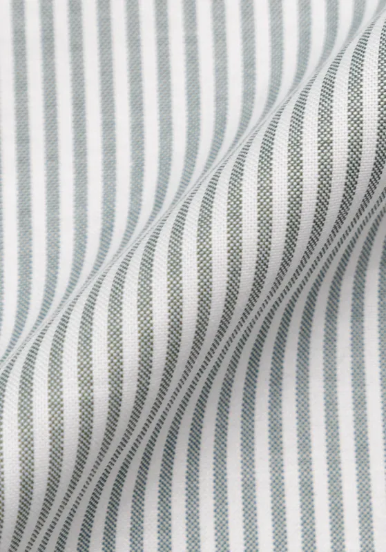 Soft Green Oxford Stripes sold by Brisk Shirts