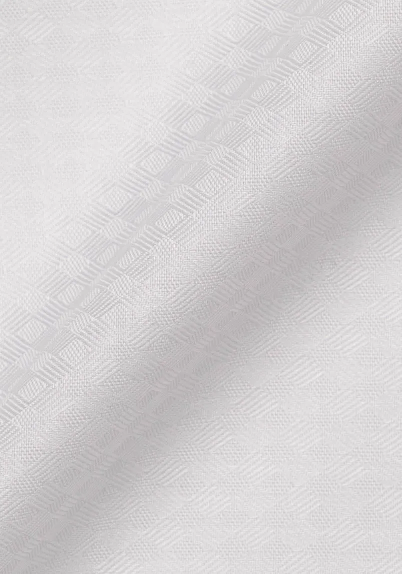 Fine White Diamond Jacquard Shirt sold by Brisk Shirts product image thumbnail 5