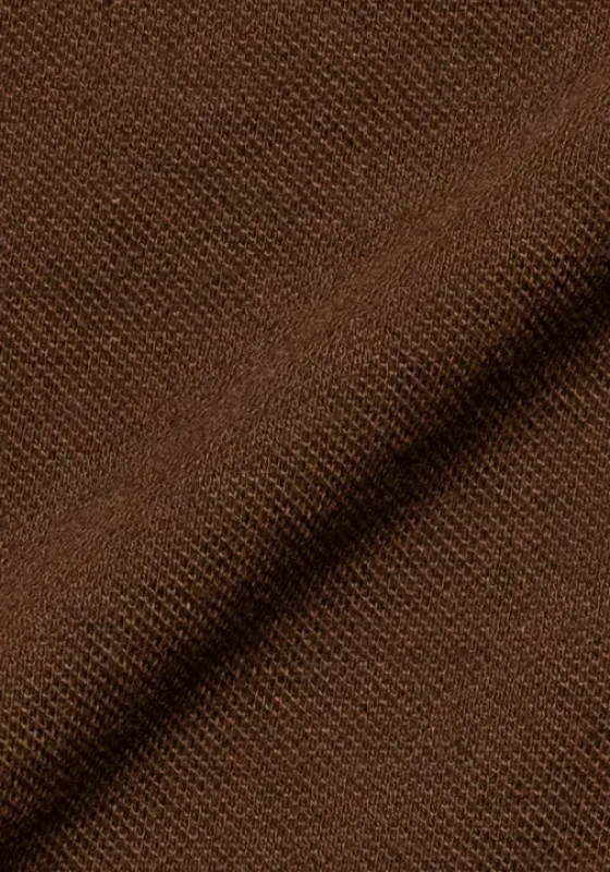 Brown Feather Soft Piqué sold by Brisk Shirts