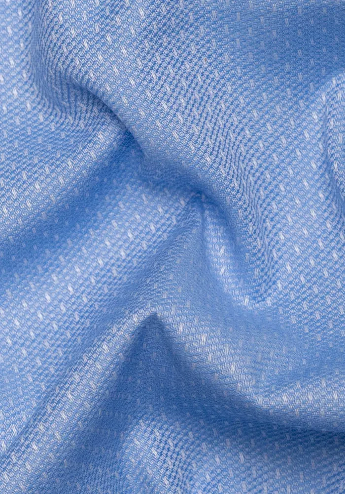 Fine Sky Blue Dobby sold by Brisk Shirts product image thumbnail 3