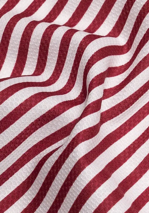 Wine Dobby Bengal Stripes sold by Brisk Shirts product image thumbnail 3