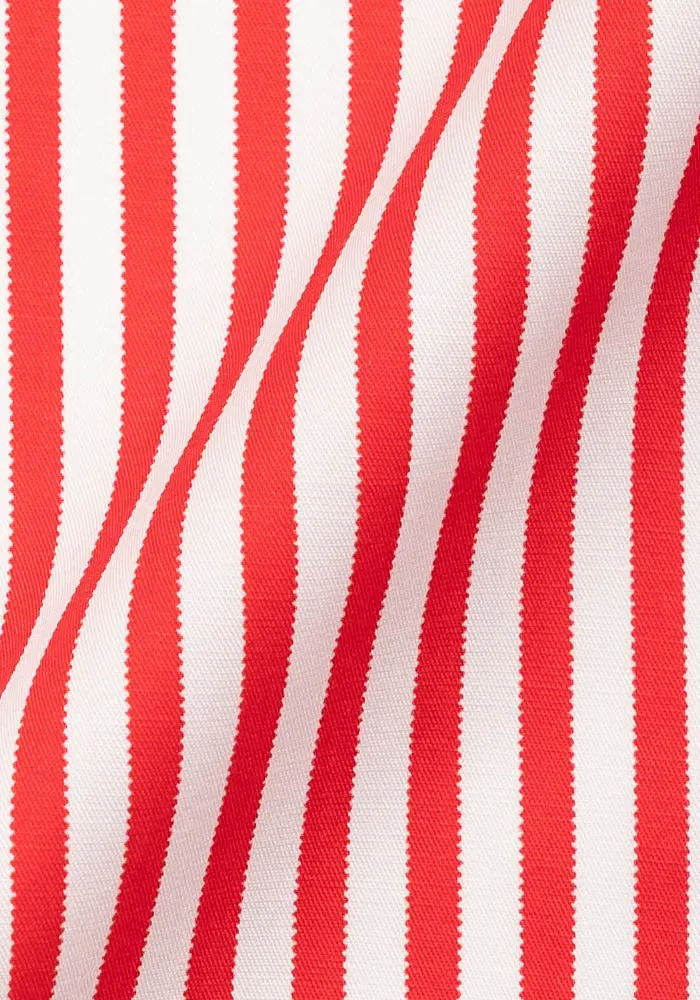 Fine Vibrant Red Performance Stretch Bengal Stripes Shirt sold by Brisk Shirts product image thumbnail 4