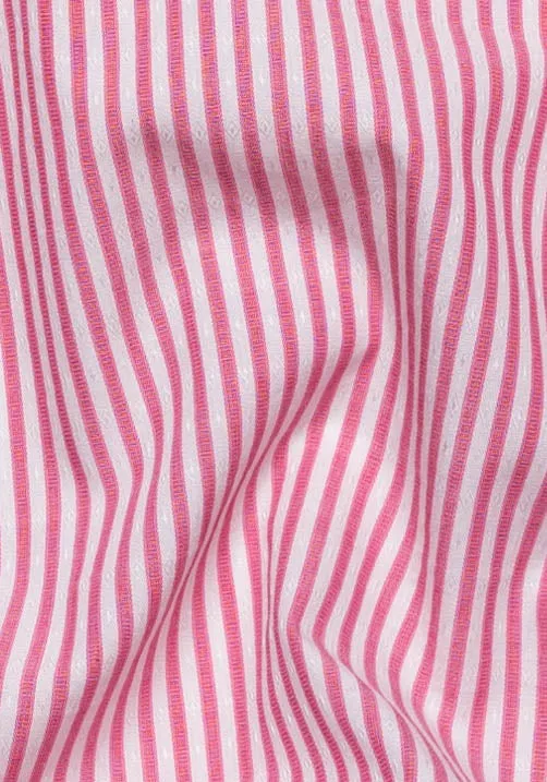 Dark Pink Dobby Stripes - Wrinkle Resistant sold by Brisk Shirts product image thumbnail 2