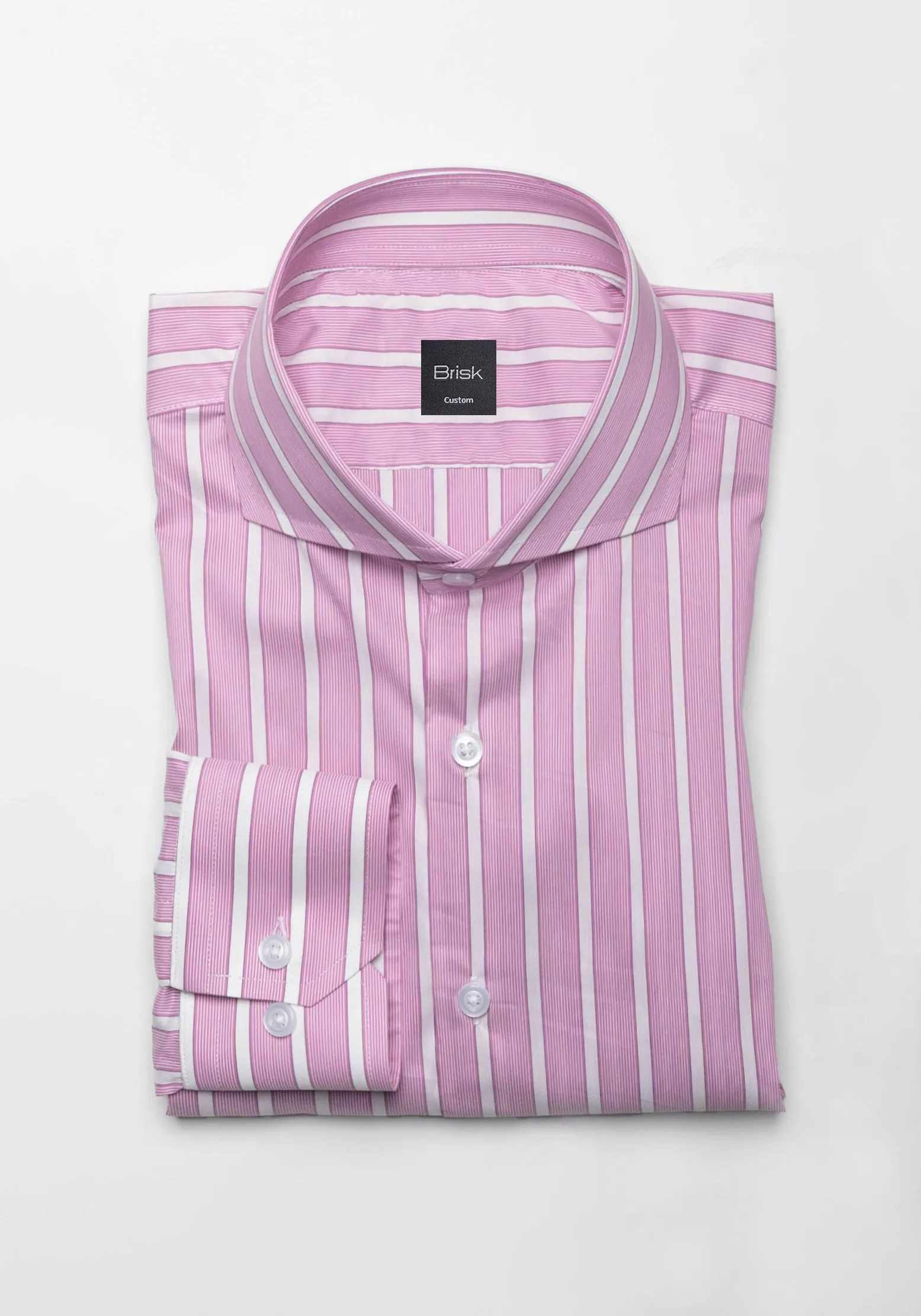 Magenta Lightweight Bold Performance Stretch Stripes Shirt sold by Brisk Shirts