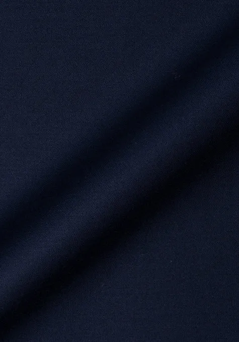 Navy Blue Egyptian Shirt - White Collar & French Cuffs Unused Sample sold by Brisk Shirts product image thumbnail 3