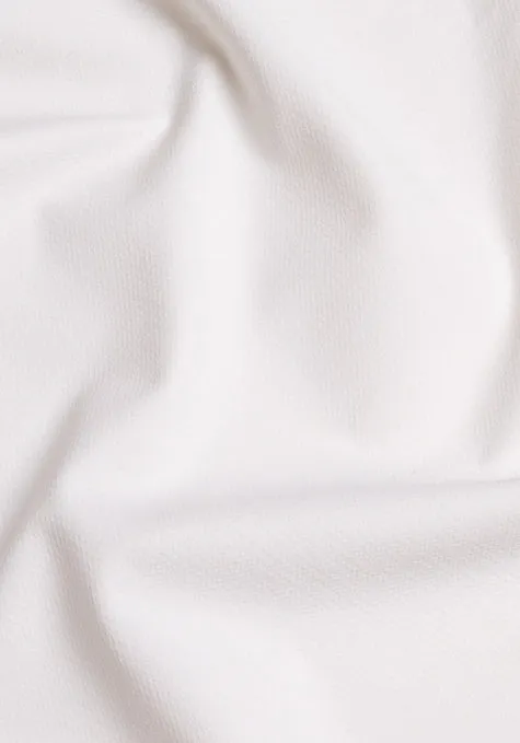 Water-Repellent Pearl White Structured - Four Way Performance Stretch - Wrinkle-Free Unused Sample sold by Brisk Shirts product image thumbnail 2