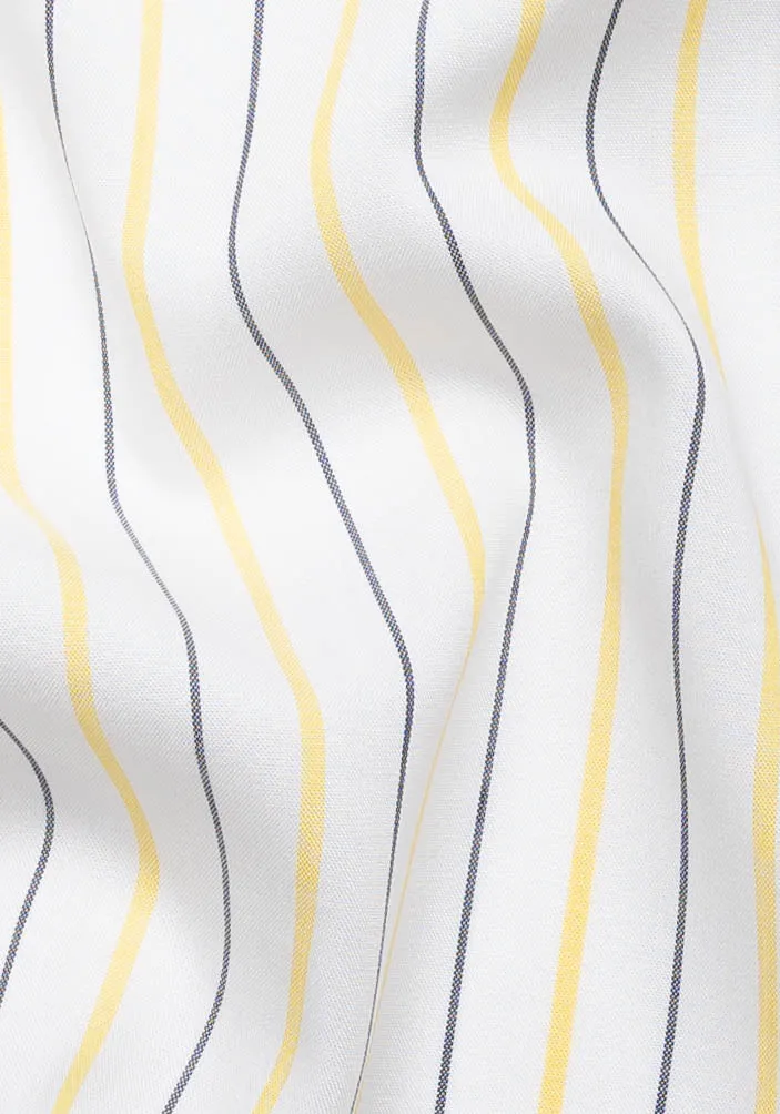 Soft Yellow Stripes Lightweight - Wrinkle Resistant sold by Brisk Shirts product image thumbnail 3