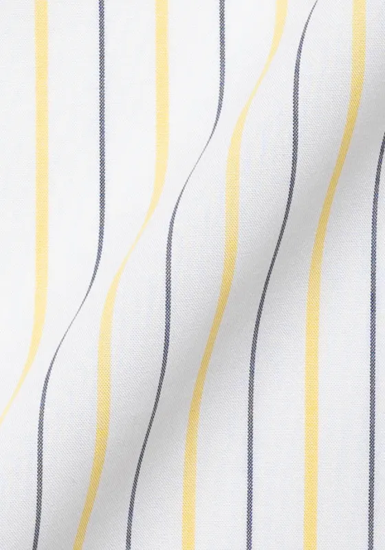 Soft Yellow Stripes Lightweight - Wrinkle Resistant made by Brisk Shirts