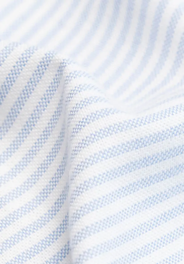 Soft Blue Oxford Stripes Unused Sample sold by Brisk Shirts product image thumbnail 3