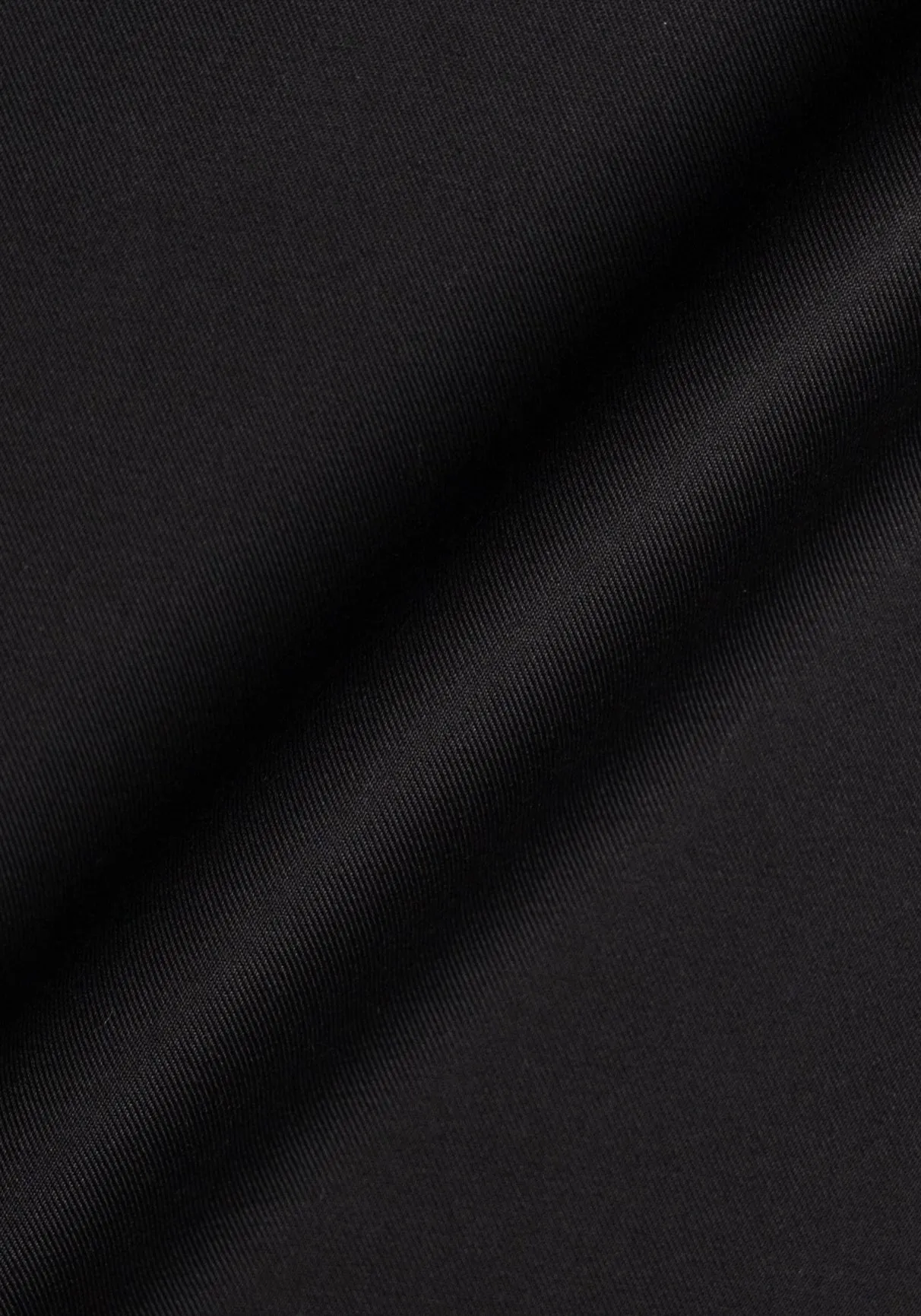 Jet Black Twill Shirt - High Classic Collar With Golden Pin & French Cuffs Unused Sample sold by Brisk Shirts product image thumbnail 3