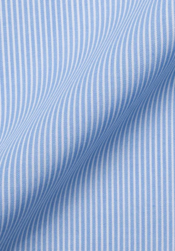 Fine Sky Blue Pencil Stripes made by Brisk Shirts