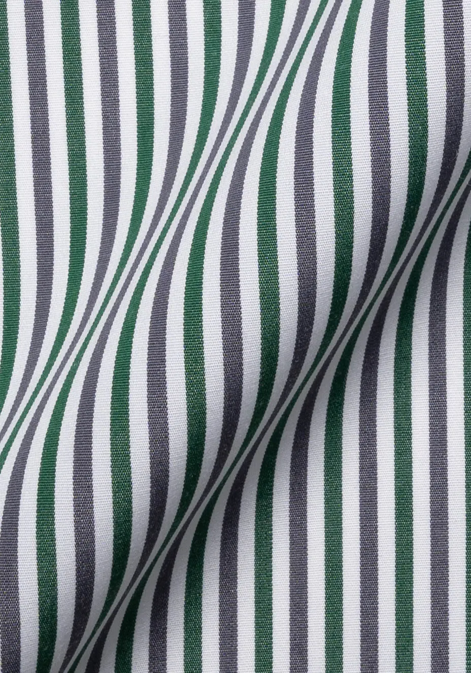 Italian Green Grey Stripes Shirt - Wrinkle Resistant sold by Brisk Shirts product image thumbnail 4
