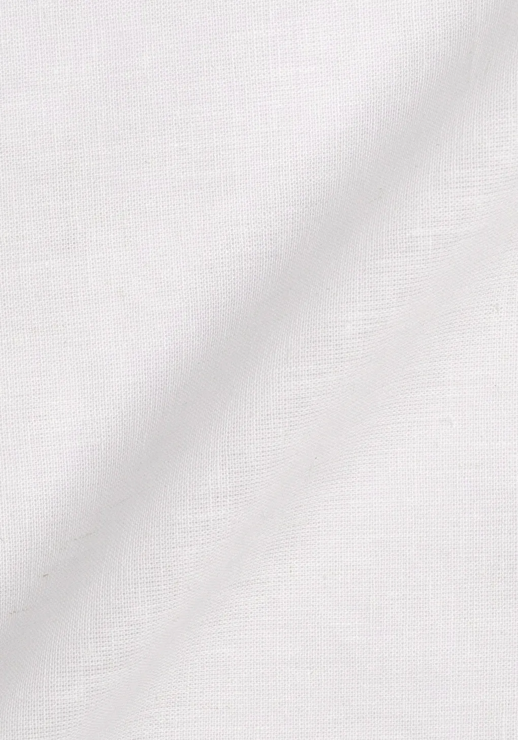 White Cotton-Linen Shirt - Cutaway Classic Collar Unused Sample sold by Brisk Shirts product image thumbnail 5