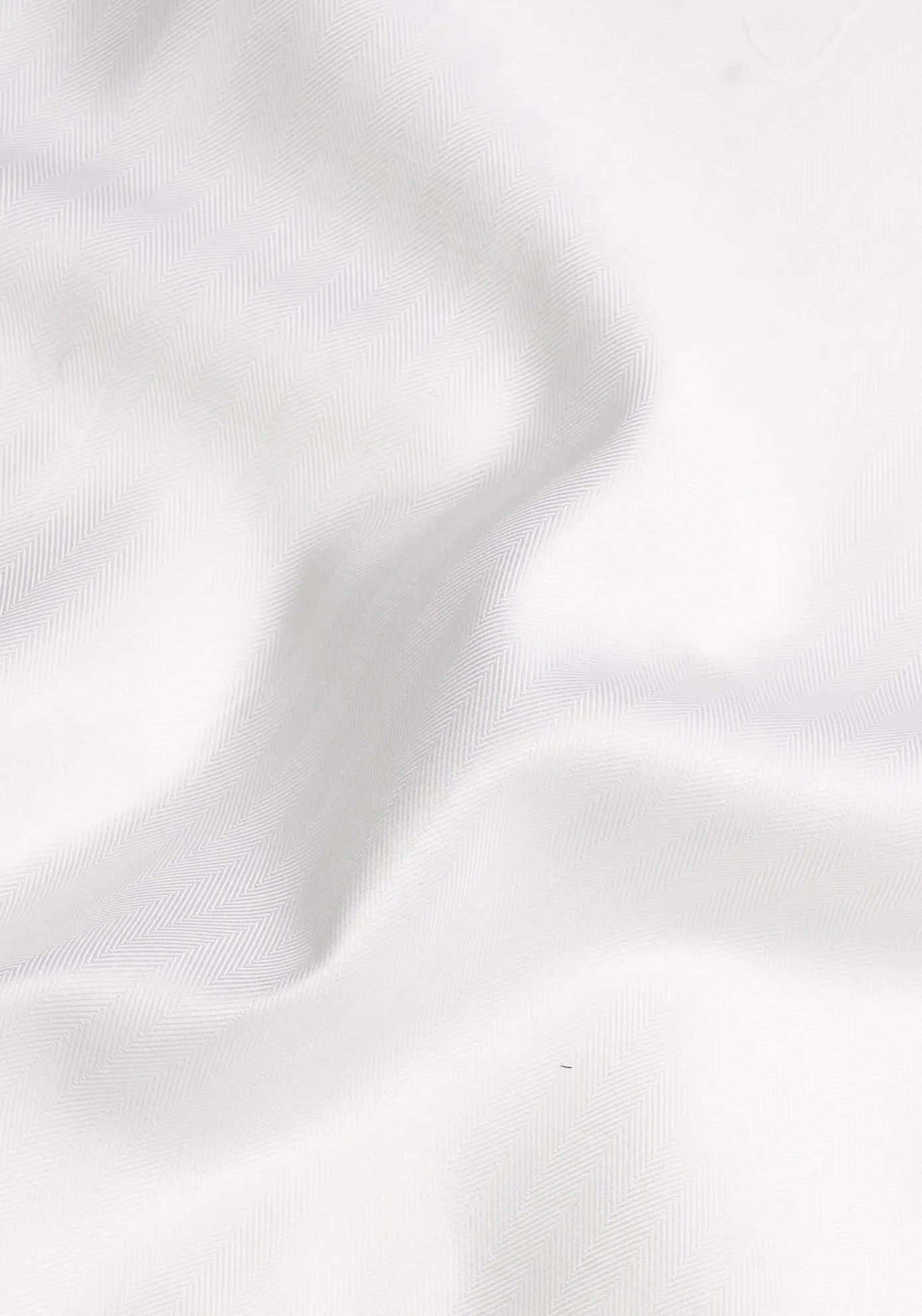 Egyptian Pearl White Herringbone - Easy Care Unused Sample sold by Brisk Shirts product image thumbnail 2