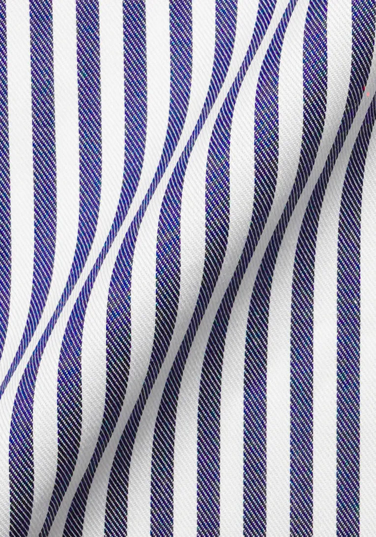 Navy Bengal Stripes Shirt - Wrinkle Resistant sold by Brisk Shirts product image thumbnail 4