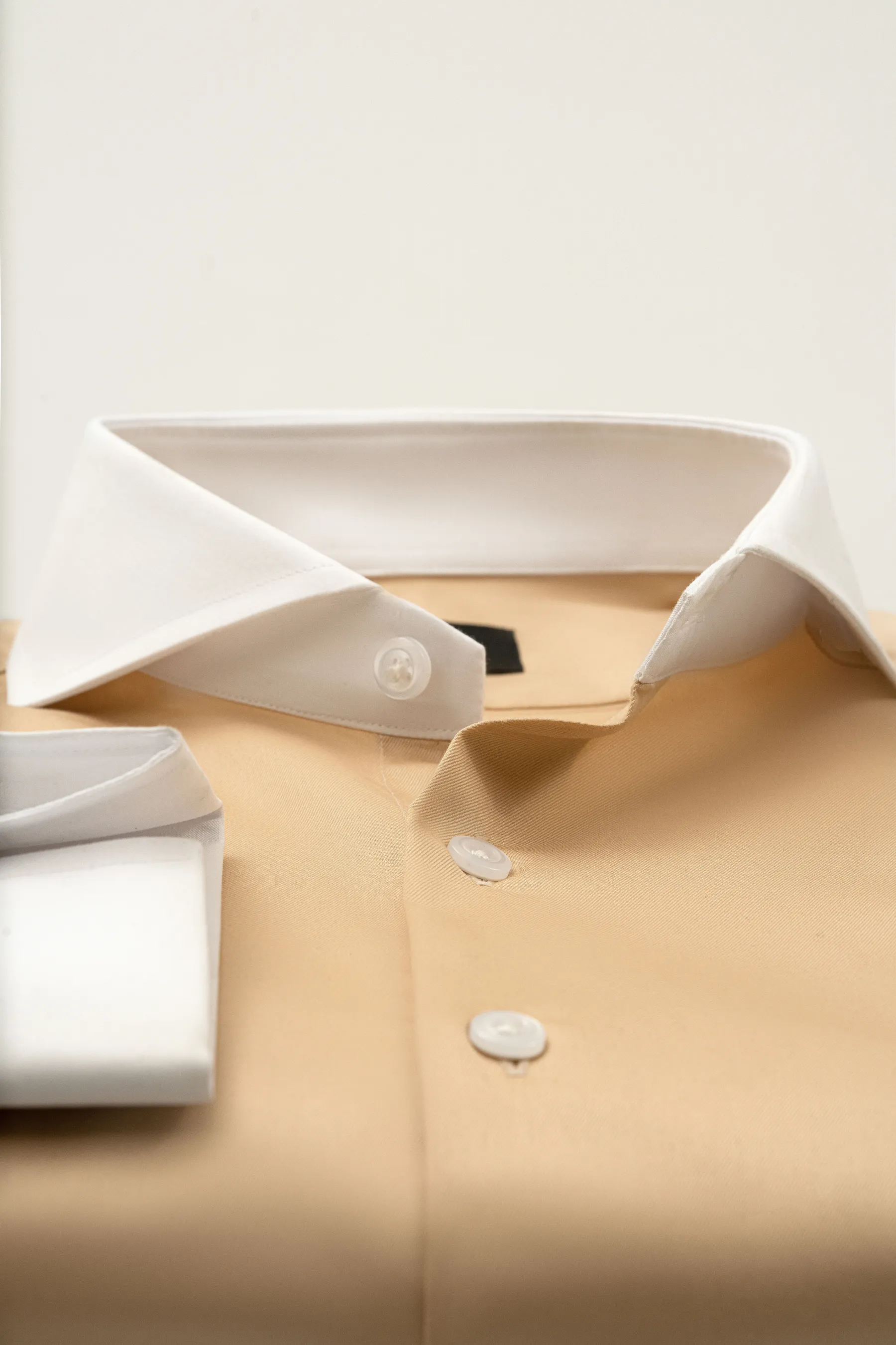 Beige Twill Wrinkle-Free Shirt sold by Brisk Shirts product image thumbnail 5
