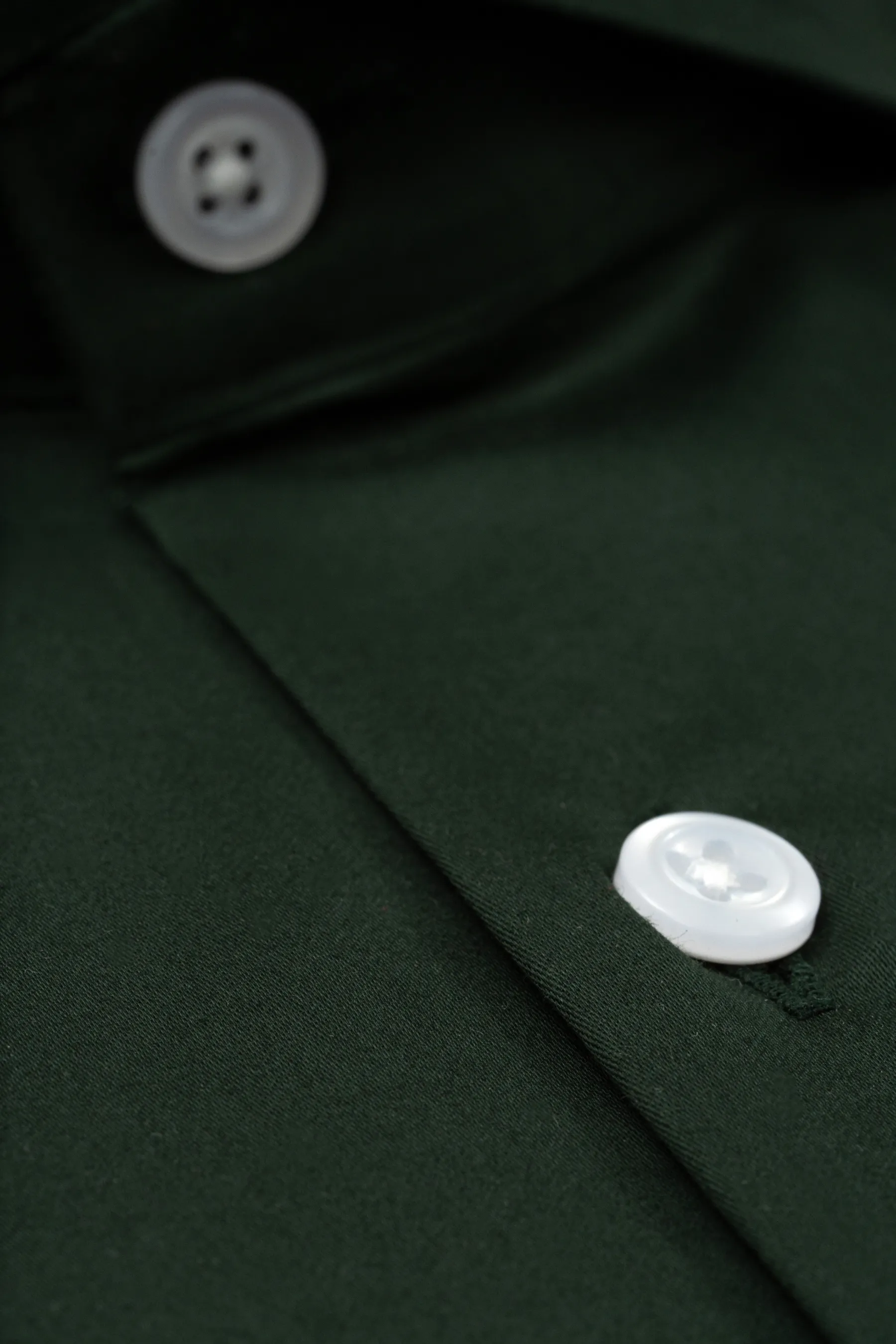 Emerald Green Easy-Care Sateen Shirt sold by Brisk Shirts product image thumbnail 5