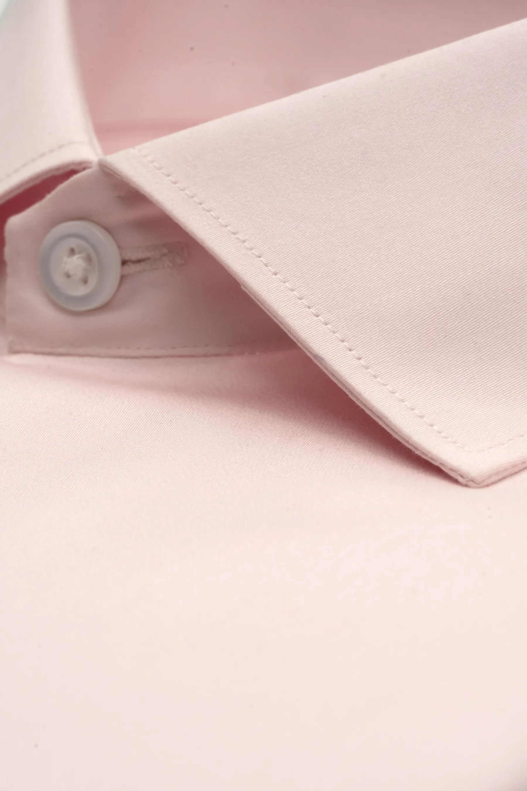 Light Pink Easy-Care Sateen Shirt sold by Brisk Shirts product image thumbnail 4