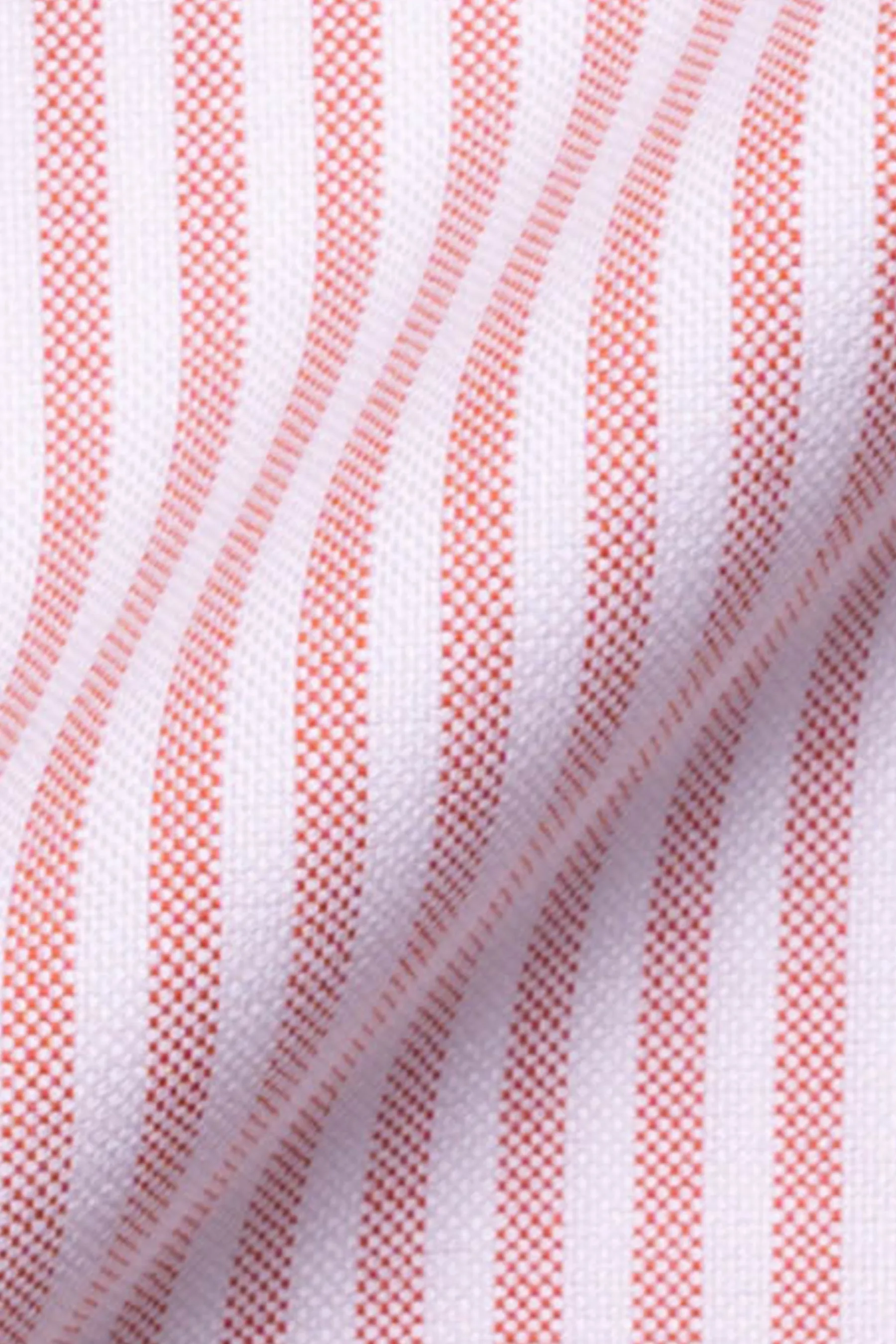 Peach Striped Oxford Two-Ply sold by Brisk Shirts