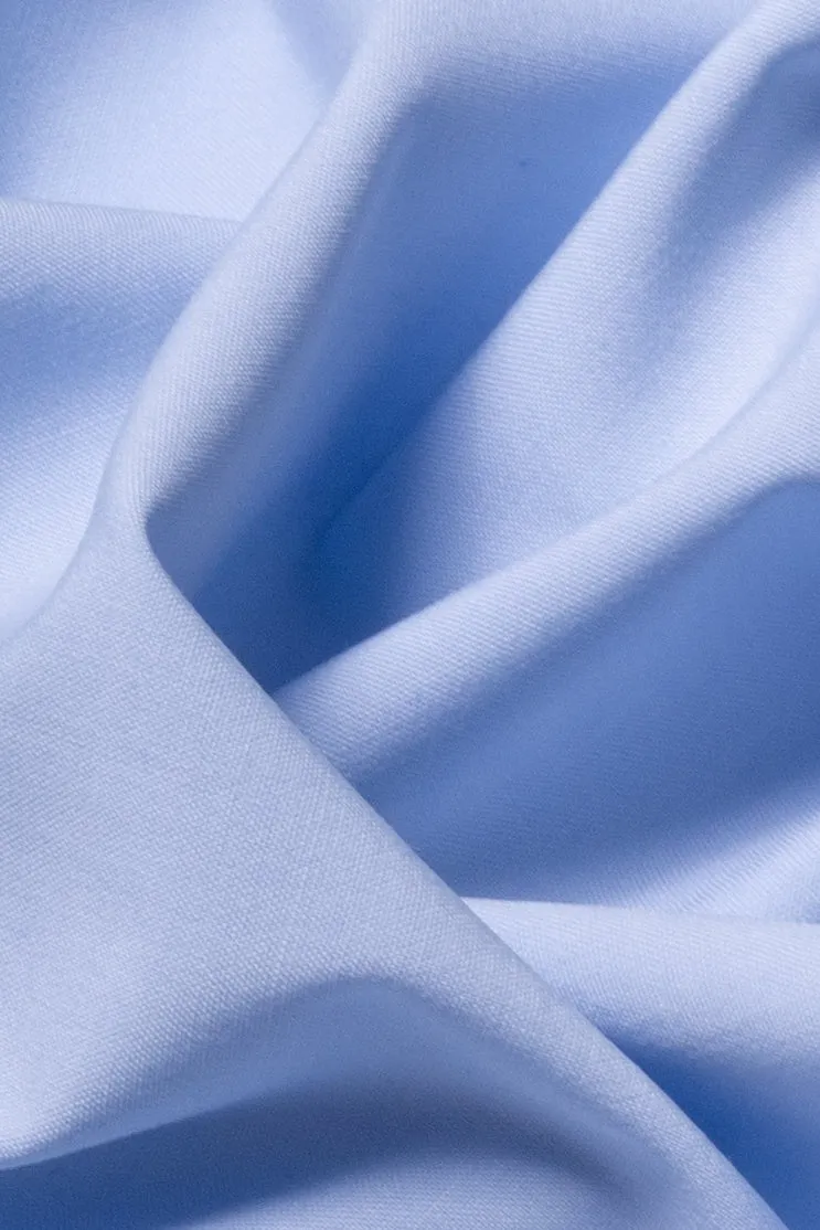 Light Blue Bamboo-Poly Wrinkle-Free Stretch Shirt sold by Brisk Shirts product image thumbnail 5