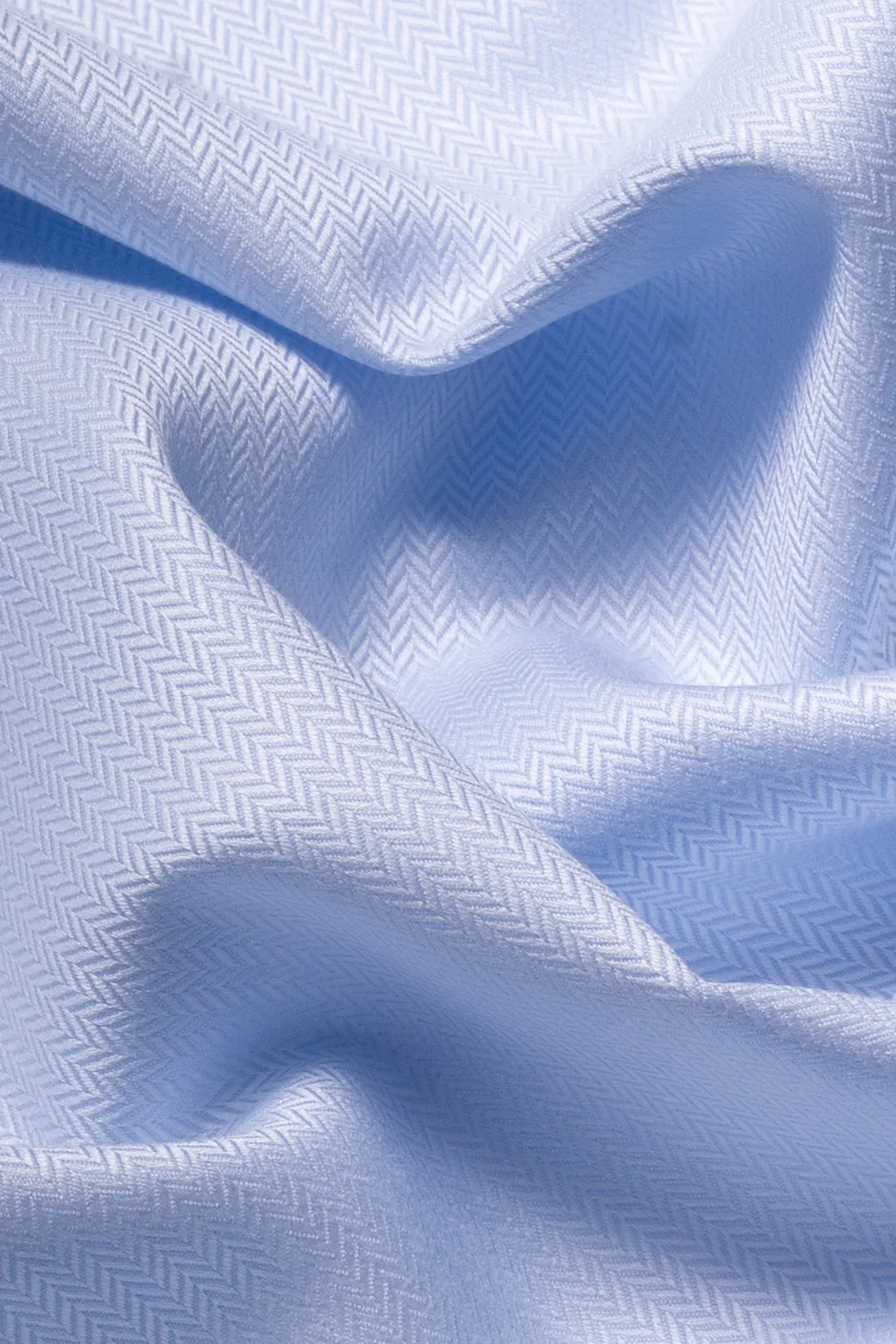Sky Blue Sleek Herringbone Wrinkle-Free sold by Brisk Shirts product image thumbnail 3
