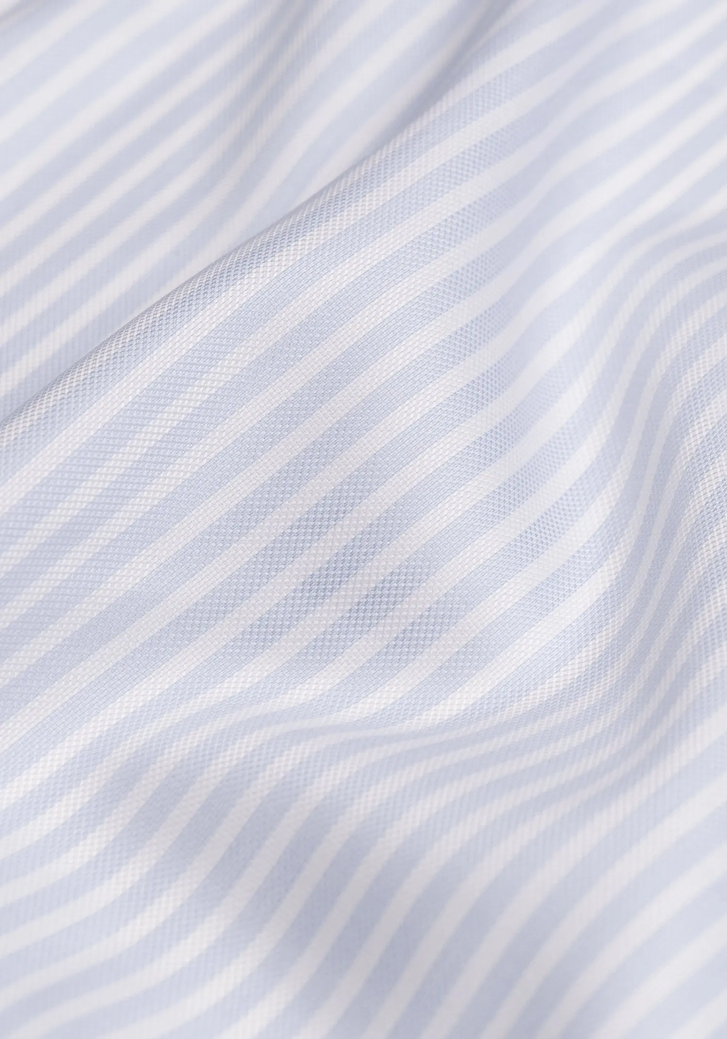 Egyptian Pastel Blue Royal Oxford Stripes sold by Brisk Shirts product image thumbnail 2