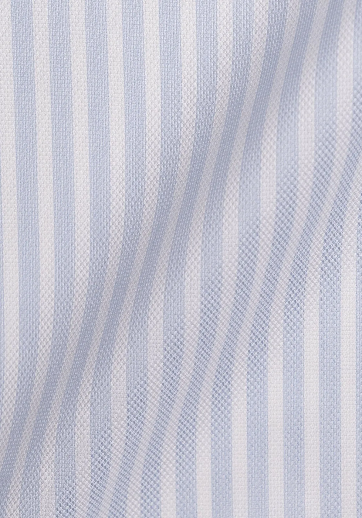 Egyptian Pastel Blue Royal Oxford Stripes sold by Brisk Shirts