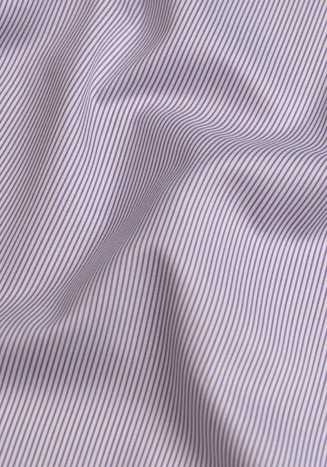 Italian Purple Pencil Tencel Stripes - Wrinkle Resistant sold by Brisk Shirts product image thumbnail 2