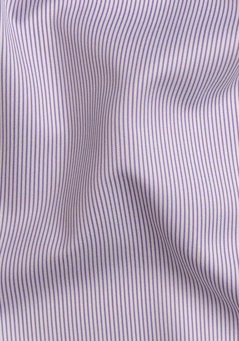 Italian Purple Pencil Tencel Stripes - Wrinkle Resistant sold by Brisk Shirts product image thumbnail 3